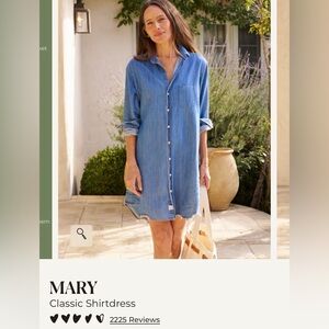 Frank & Eileen Mary denim shirt dress